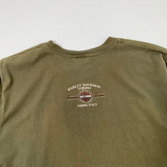Harley Davidson Torino Italy Graphic Tee M - Picture 4 of 5